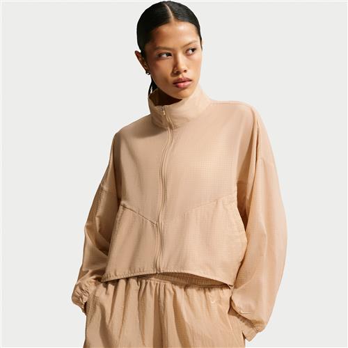 Oversized Nike -letvægtsjakke i ripstop til kvinder - brun