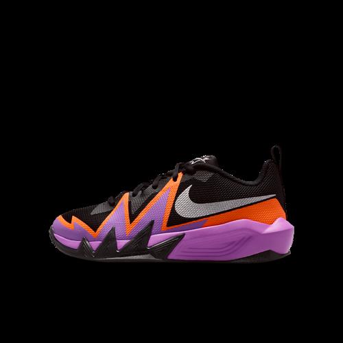 Nike S.T. Dynamite-basketballsko til større børn - sort