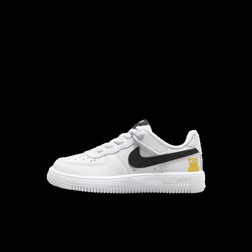 Nike Force 1 Low EasyOn-sko til mindre børn - hvid