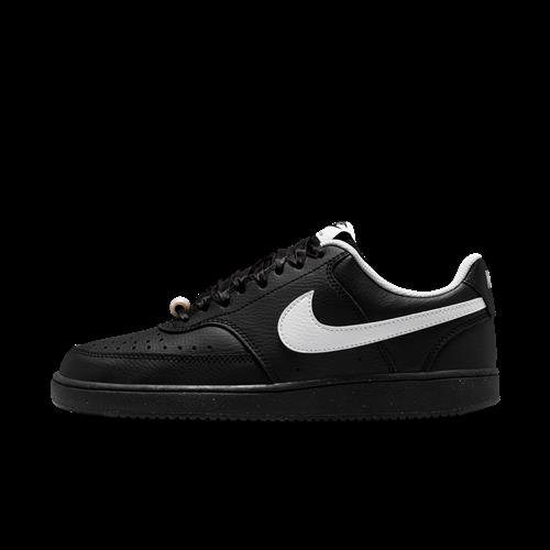 Nike Court Vision Low-sko til kvinder - sort