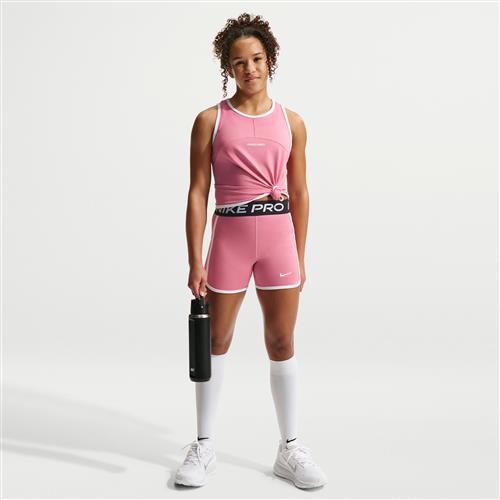 Nike Pro Dri-FIT-shorts til piger (7,6 cm) - Pink