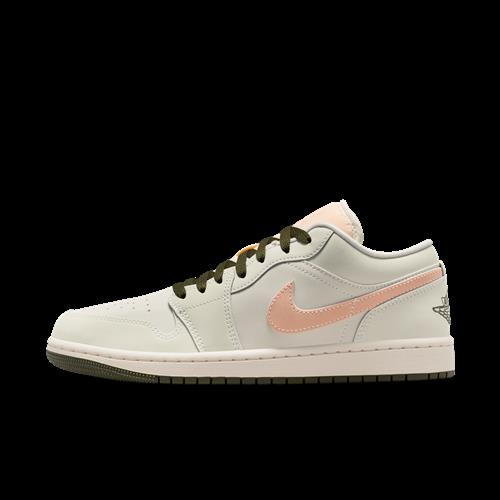Air Jordan 1 Low-sko til kvinder - hvid