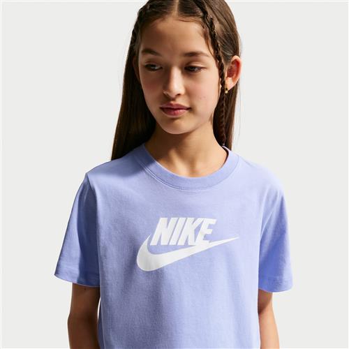 Nike Cropped-T-shirt til større børn (piger) - lilla