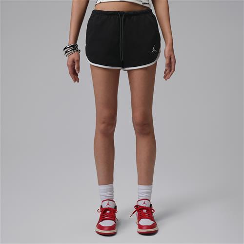 Jordan Brooklyn Fleece-shorts til kvinder - sort