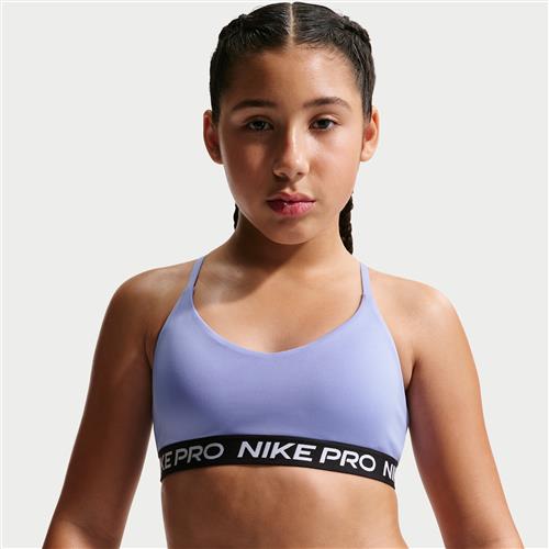 Nike Pro Indy-bh til større børn (piger) - lilla
