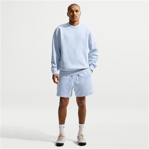 Nike Club Flow-shorts i french terry til mænd - blå