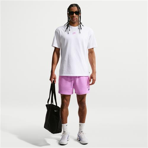 Nike Club Flow-shorts i french terry til mænd - lilla