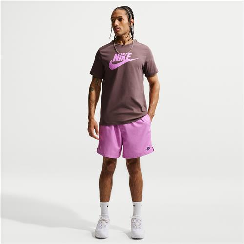 Vævede Nike Club-flow-shorts til mænd - lilla