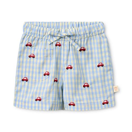Flöss Albert Shorts Blue Gingham  Blue Gingham 104 cm  Blå  104 cm  mand