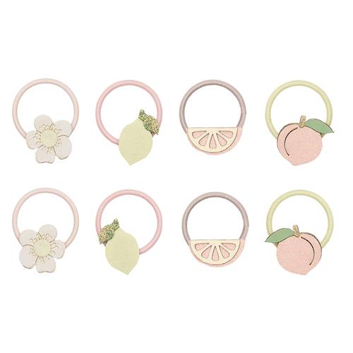 Mimi & Lula Mini Citrus Peaches And Cream 8-pak Hårponyer Multi  Multi  One Size  Lyserød  One Size 3-8 Years kvinde