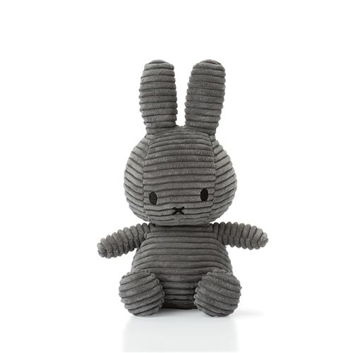 Bon Ton Toys Miffy Eco Manchester Bamser Og Tøjdyr Dark Grey  Dark grey 23 cm  Grå  23 cm  unisex