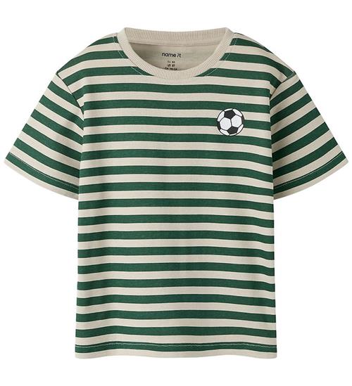 Name It T-shirt - NmmFriko - Garden Topiary/Chateau Gray