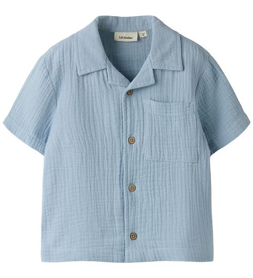 Lil Atelier Skjorte - NmmFulina - Zen Blue
