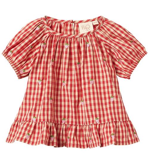 Flöss Bluse - Molly - Red/Pink Berry Gingham