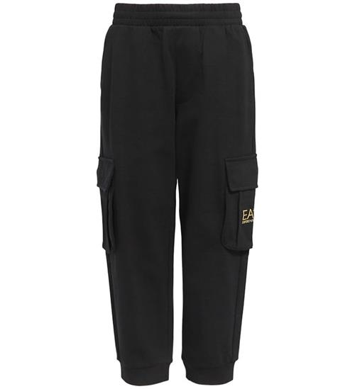 EA7 Sweatpants - Sort m. Guld