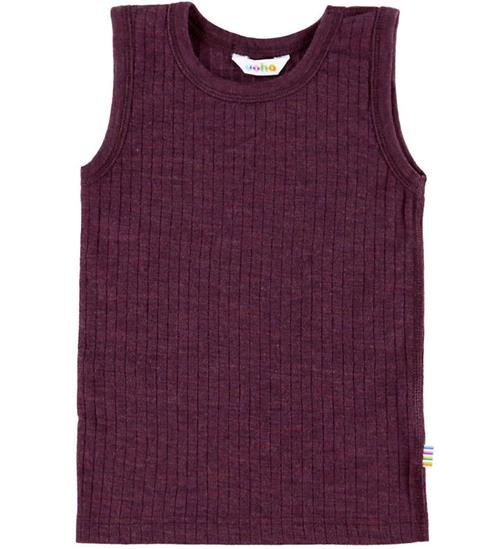 Joha Undertrøje - Uld - Rib - Blomme