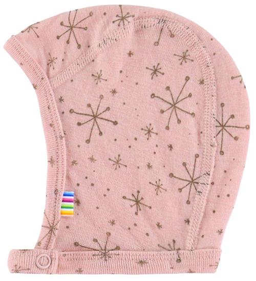 Joha Babyhjelm - 1-lags - Uld - Rosa m. Stjerner