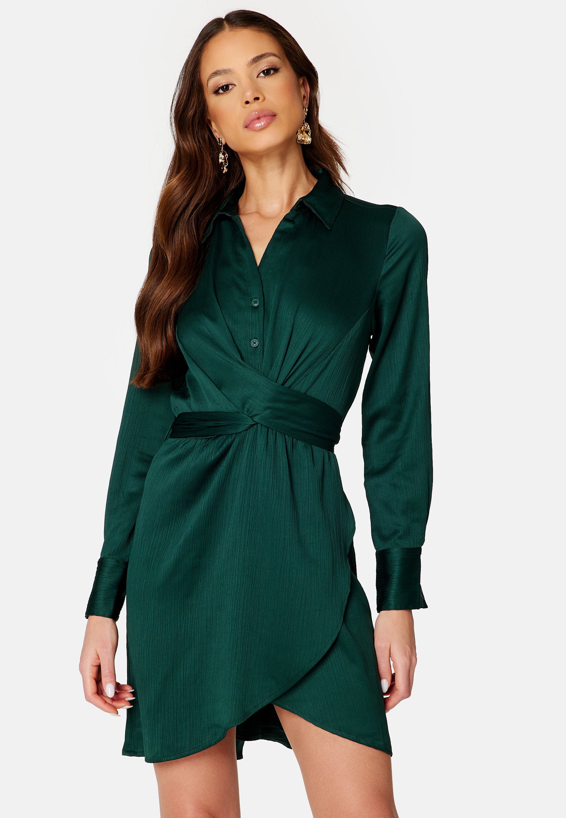 BUBBLEROOM Farrah shirt dress
