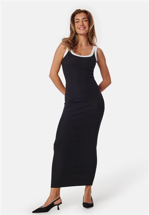 BUBBLEROOM Contrast Rib Dress