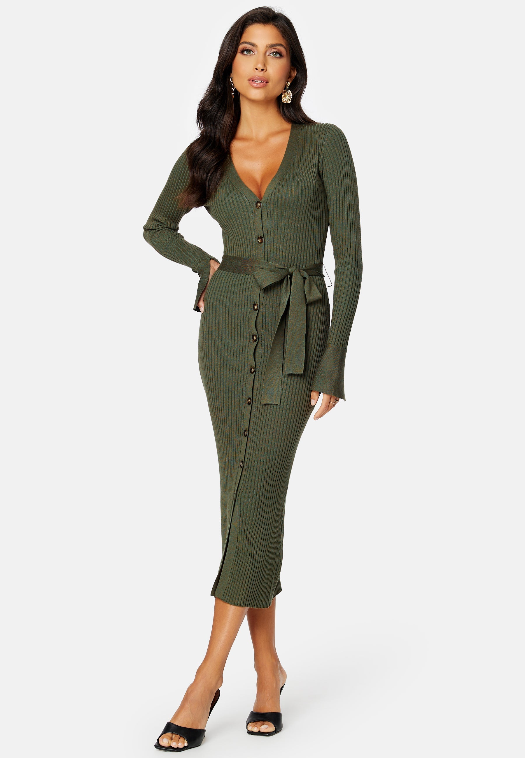 BUBBLEROOM Fine Knitted Cardigan Dress