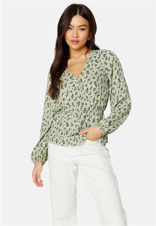Happy Holly Serene wrap blouse