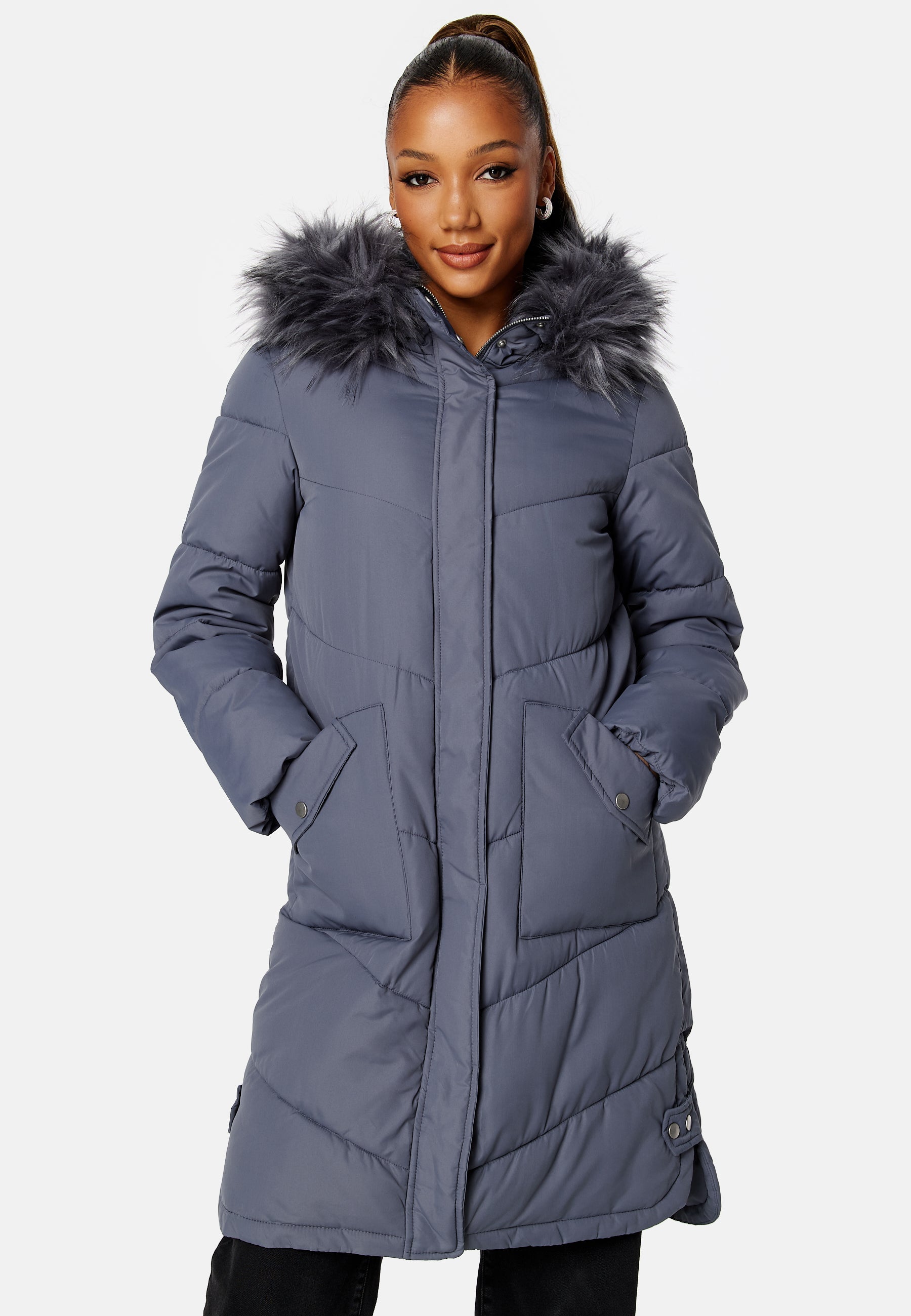 Happy Holly Nilla Long Padded Jacket