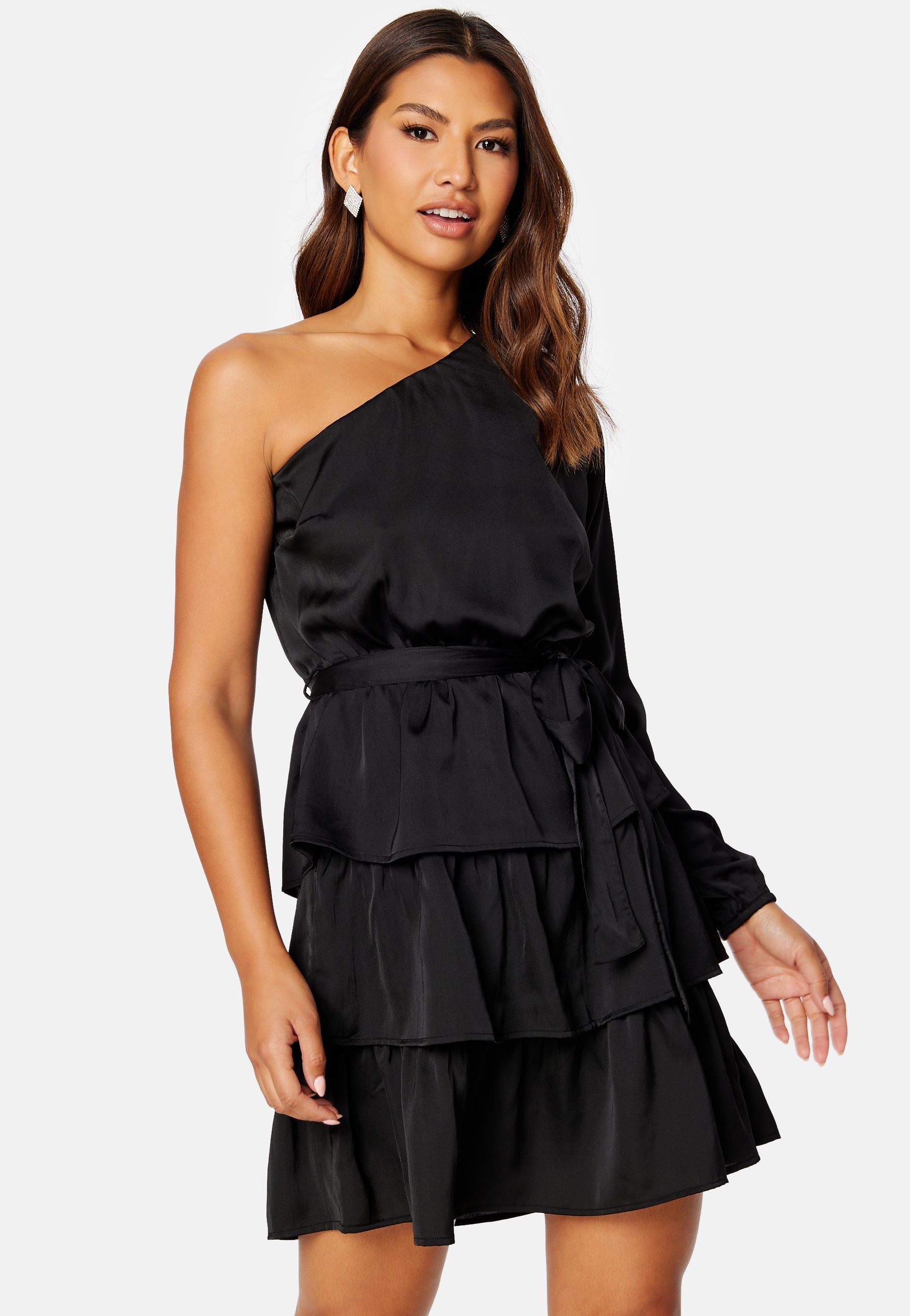 BUBBLEROOM Dafne one-shoulder dress