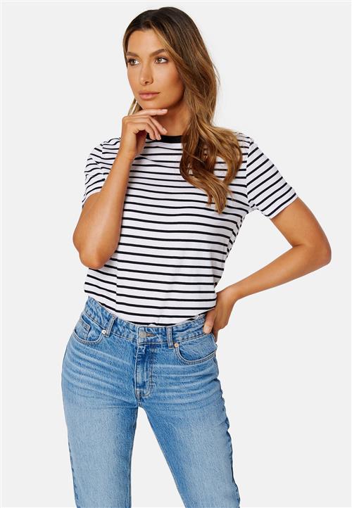 SELECTED Essential SS Stripe O-Neck Tee