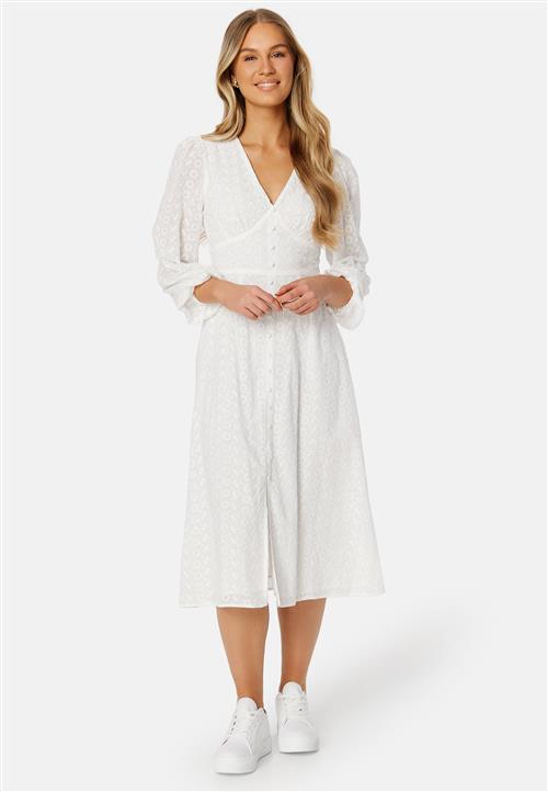 BUBBLEROOM Broderie Anglaise Midi Dress
