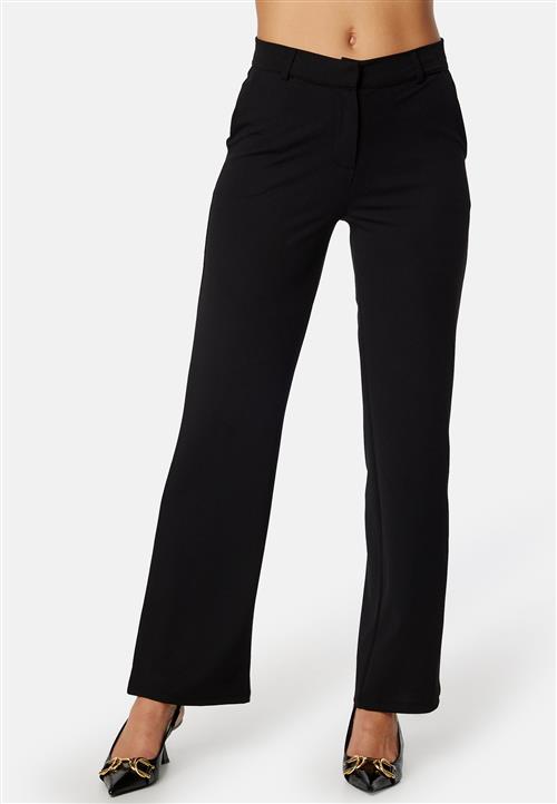 BUBBLEROOM Soft Suit Straight Trousers Petite