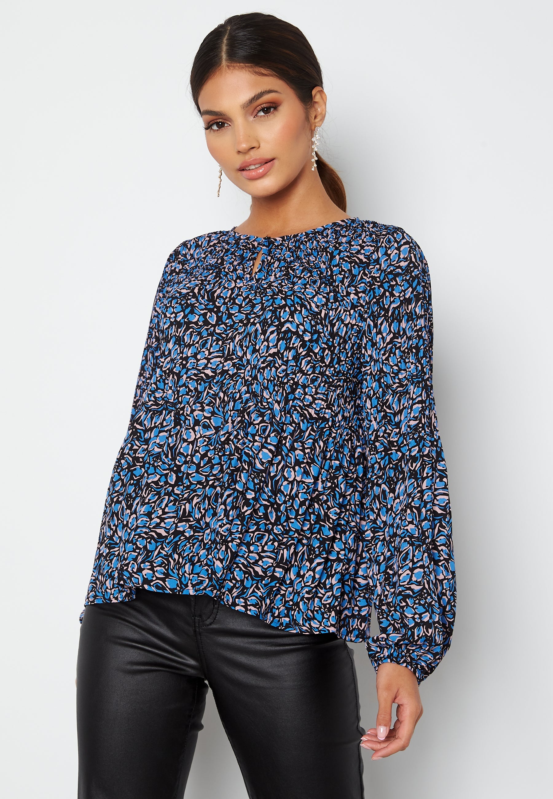 ONLY Tanny L/S Mini Plisse Top