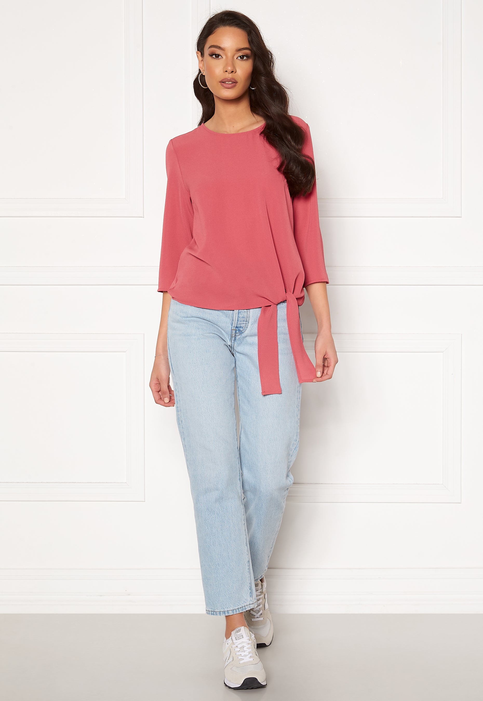 ONLY Nova Lux 3/4 Knot Top Solid