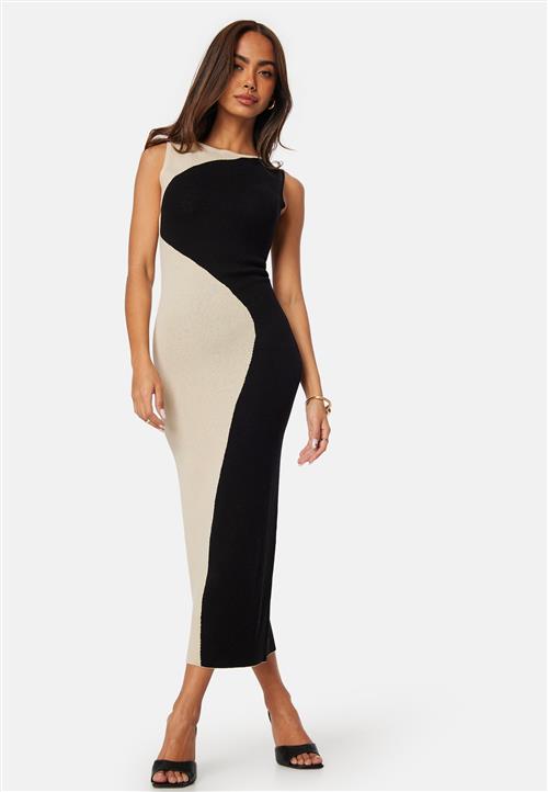 BUBBLEROOM Sleeveless Color Block Dress