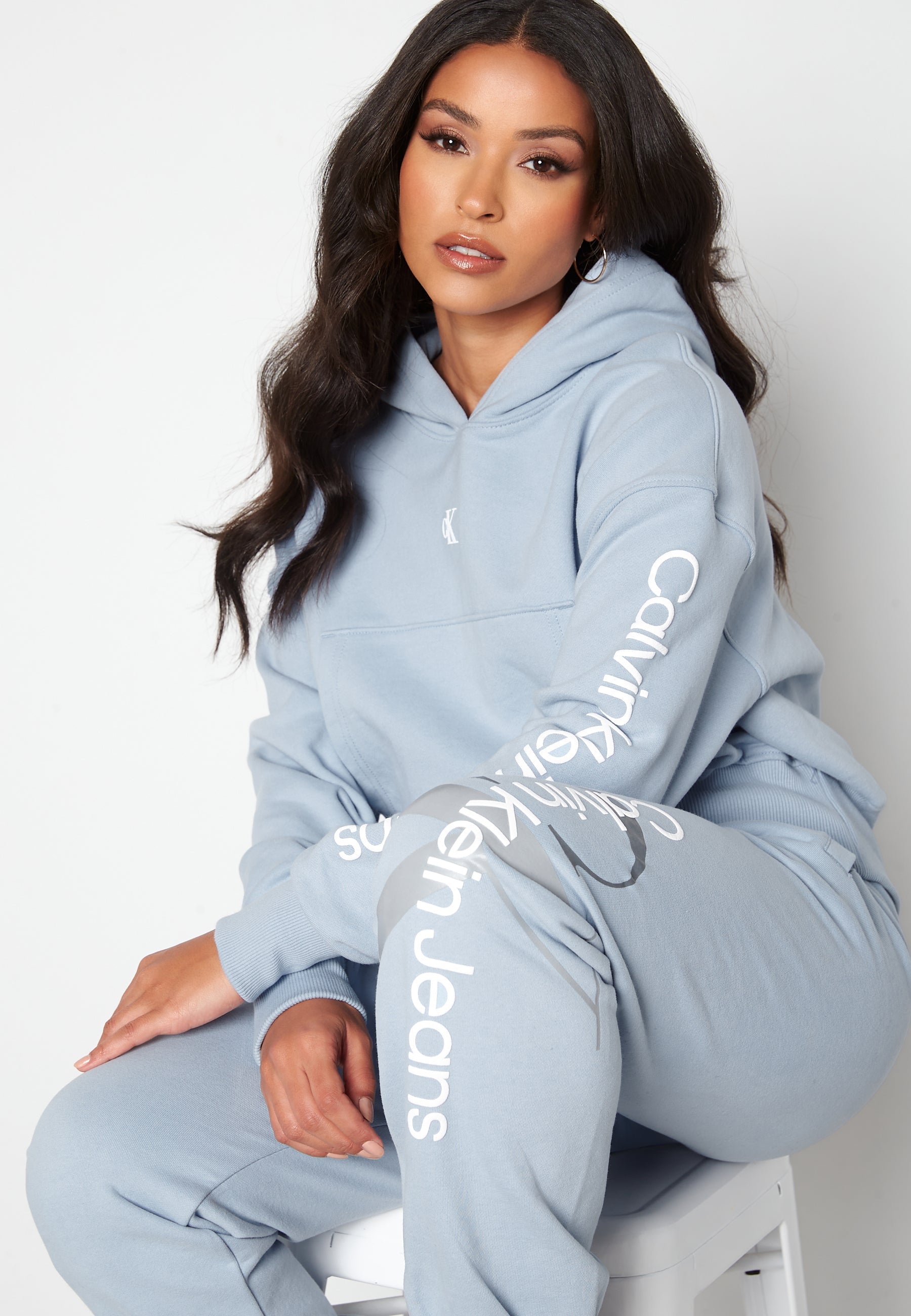 Calvin Klein Jeans Back Two Tone Monogram Hoodie