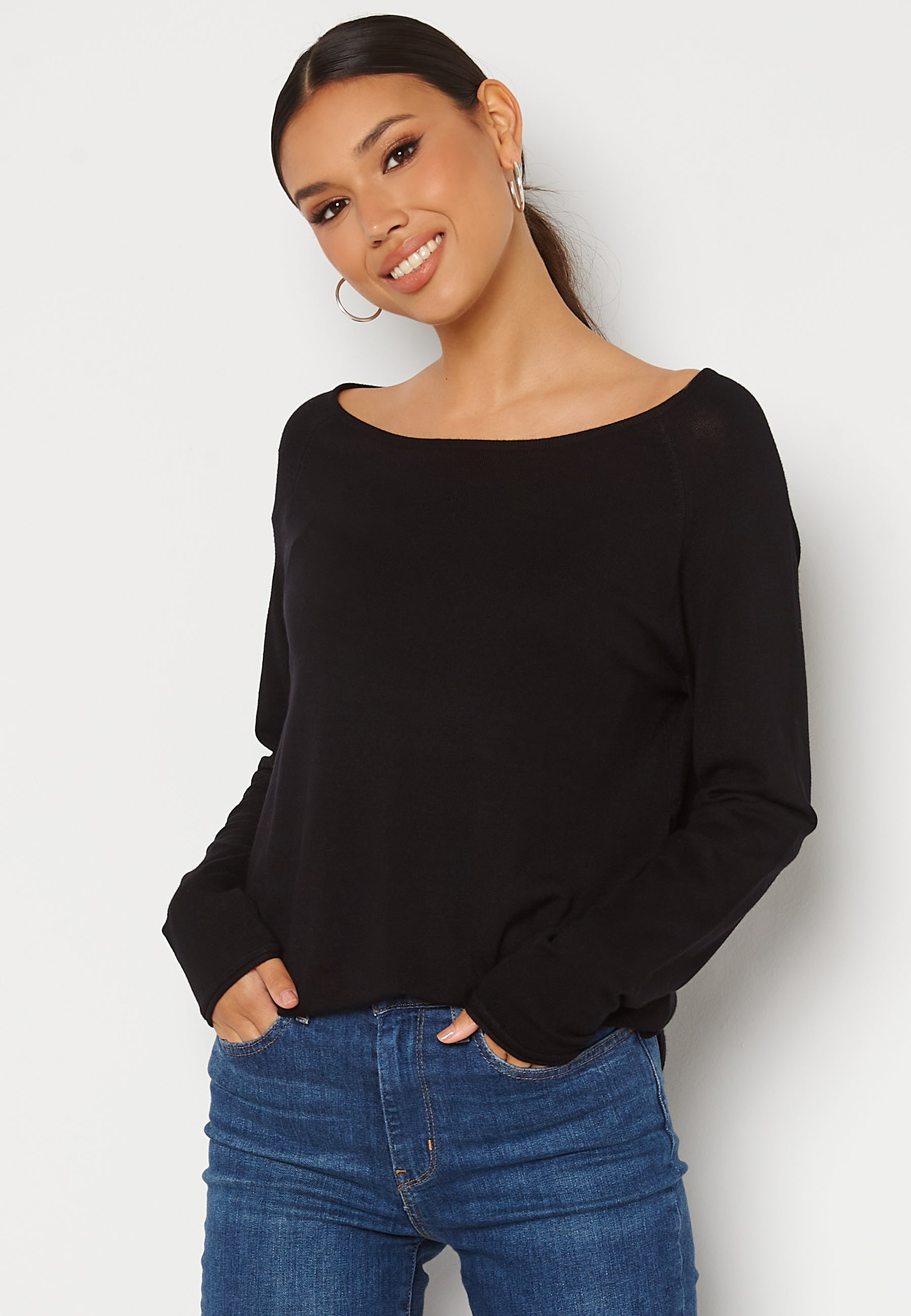 ONLY Mila Lacy L/S Long Pullover