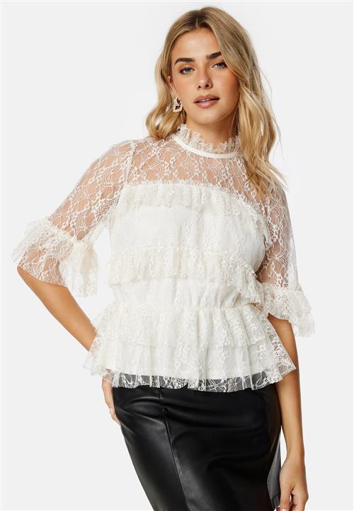 BUBBLEROOM Frill Lace Blouse