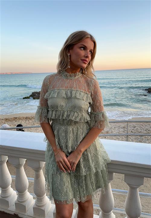BUBBLEROOM Frill Lace Dress