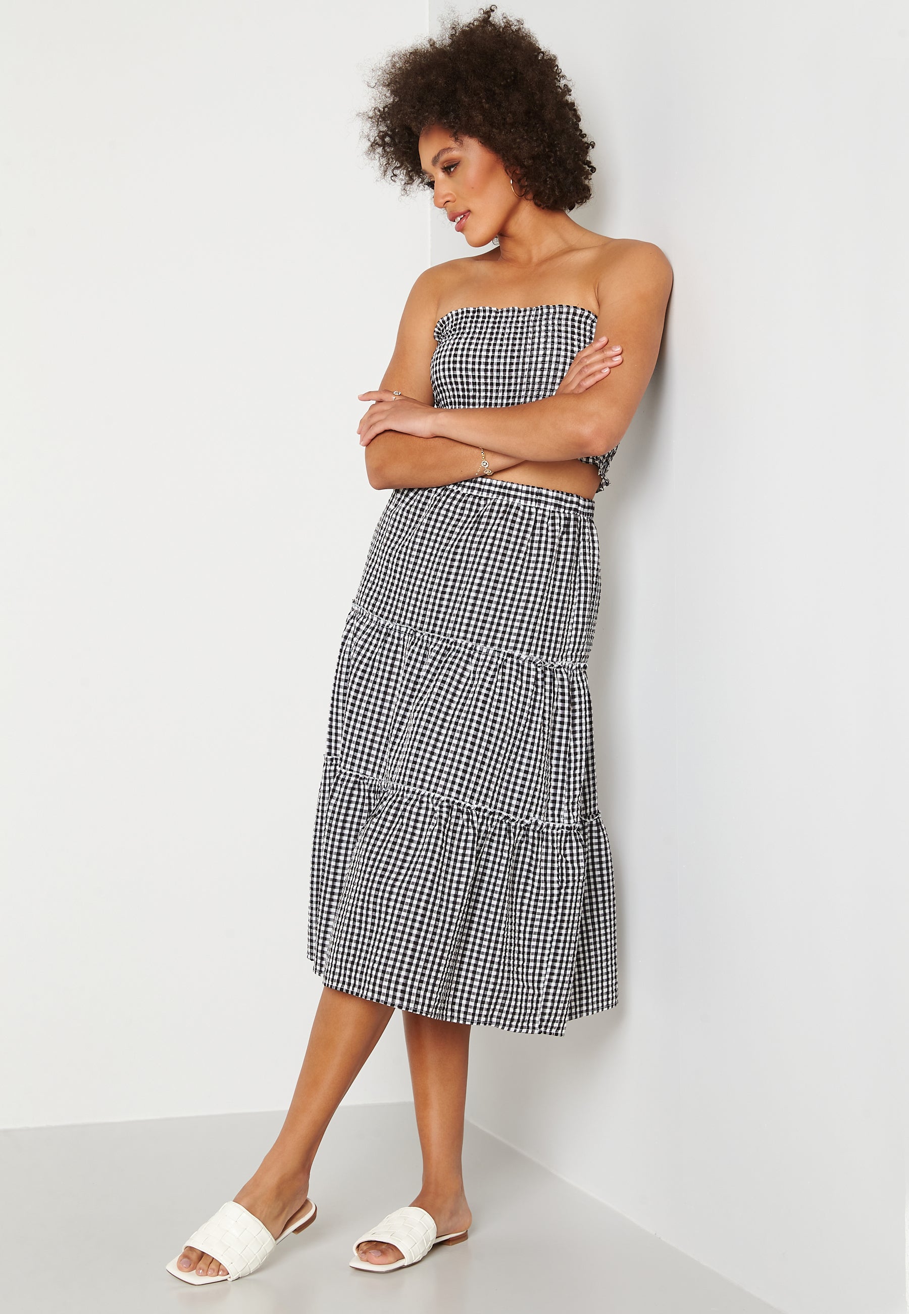 Trendyol Smock Top Skirt Set