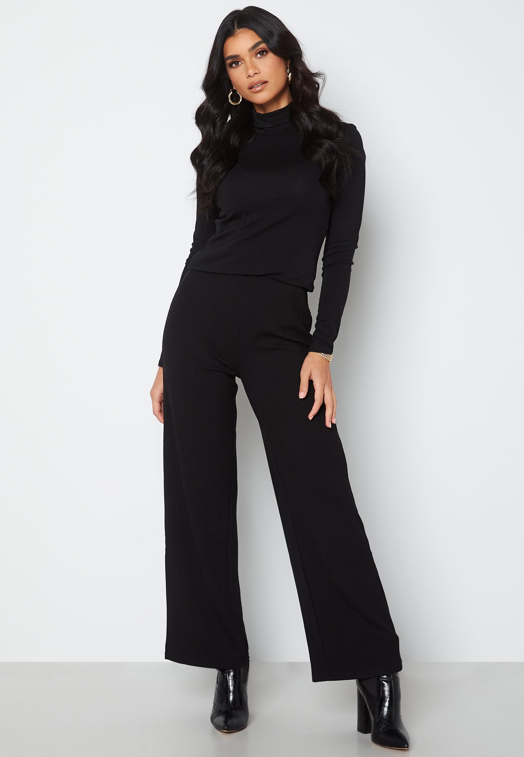 Pieces Fraya HW Wide Pant