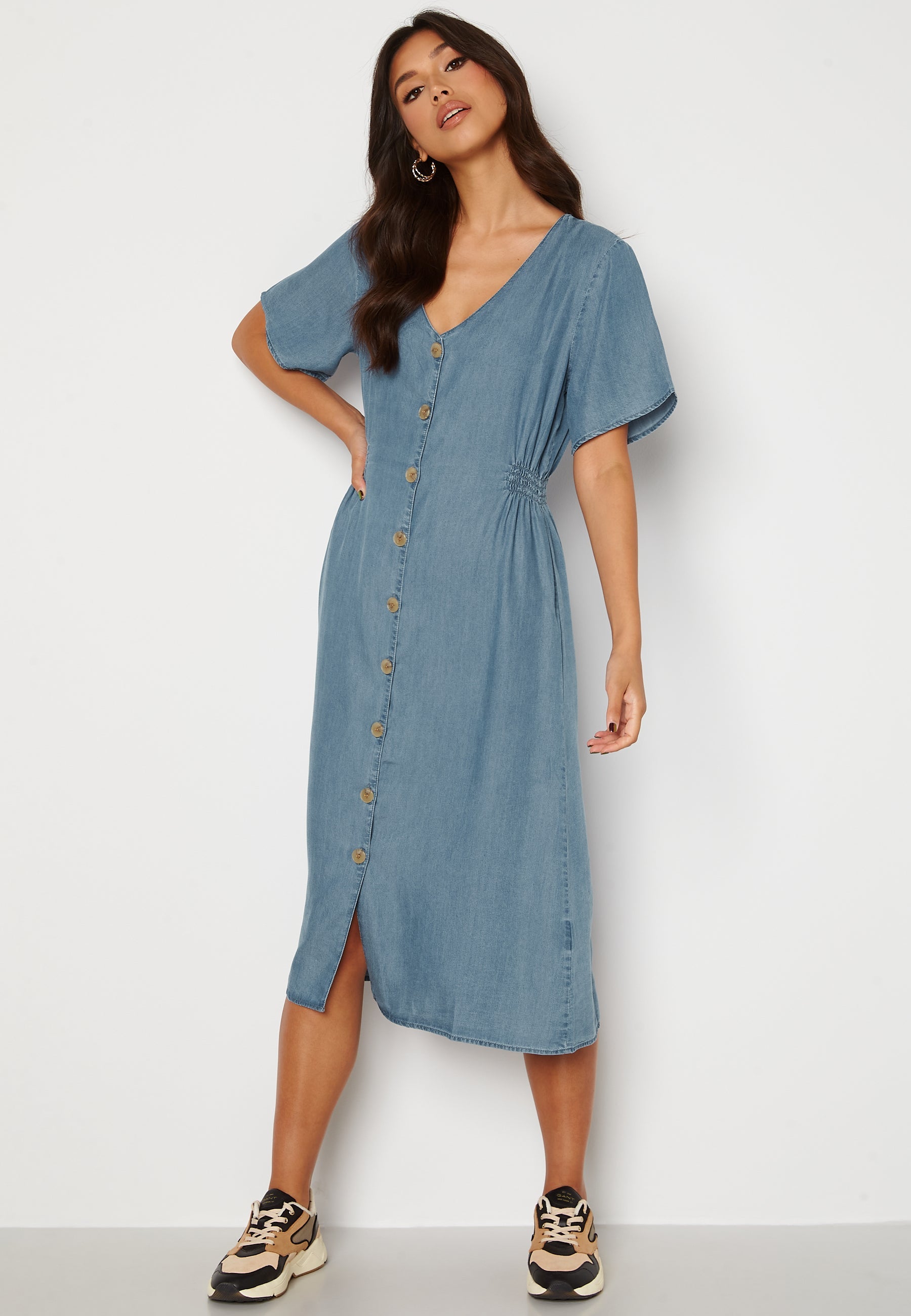 ONLY Nikoline Smock Denim Dress