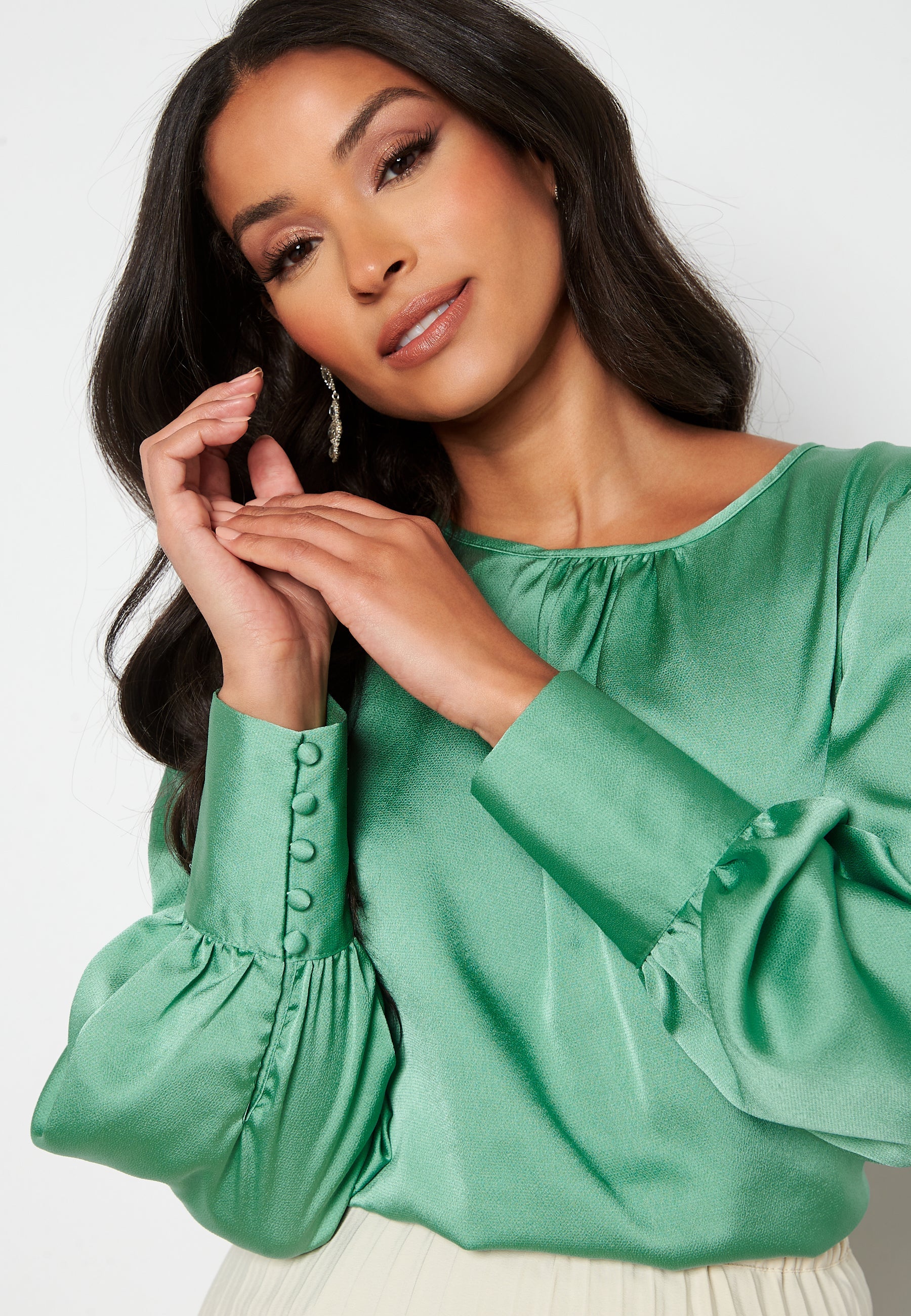 ONLY Carli LS O-neck Blouse