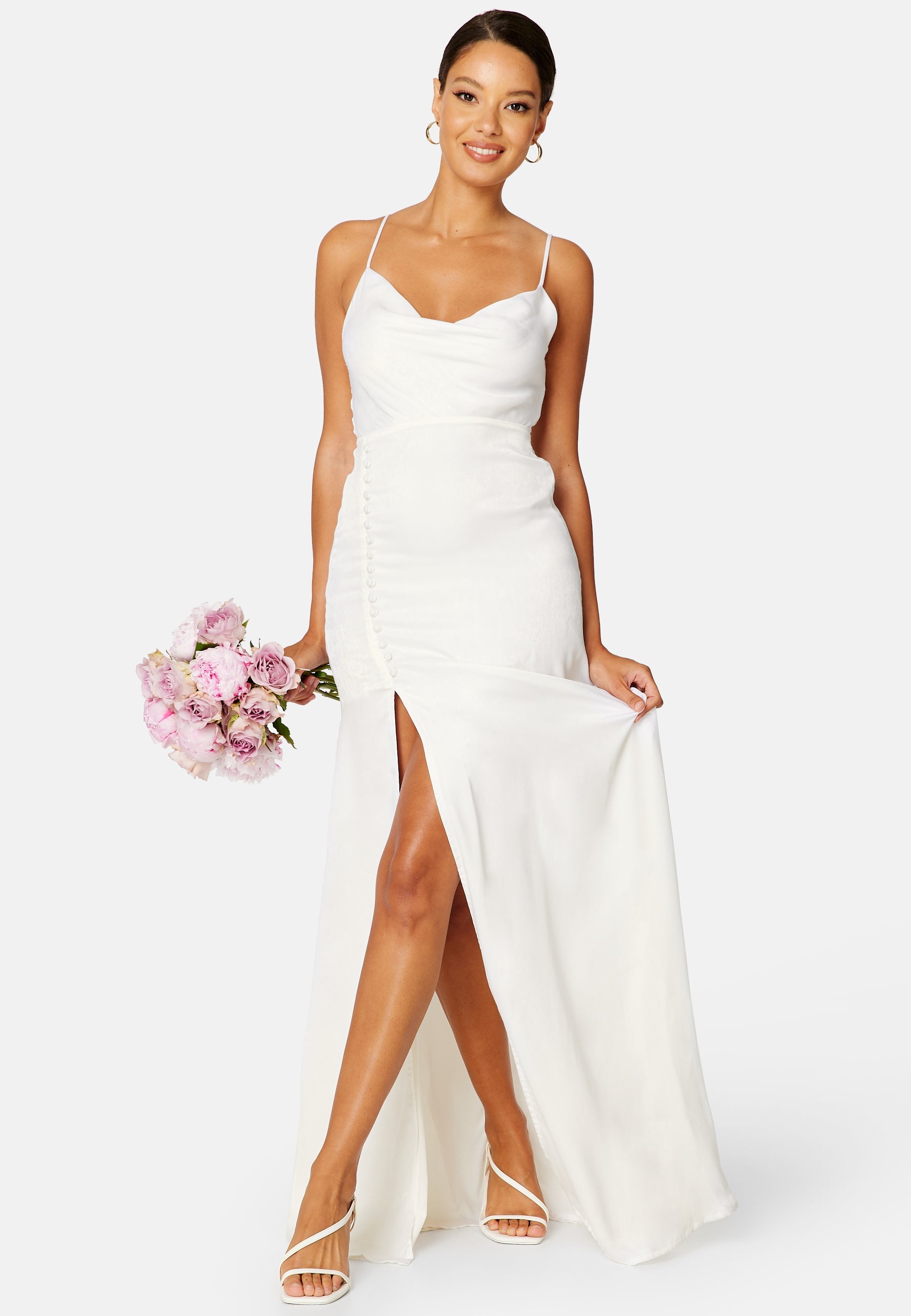 Bubbleroom Occasion Frey Satin Wedding Gown