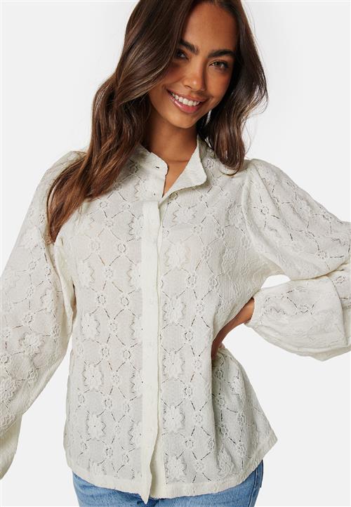 BUBBLEROOM Long Sleeve Button Blouse