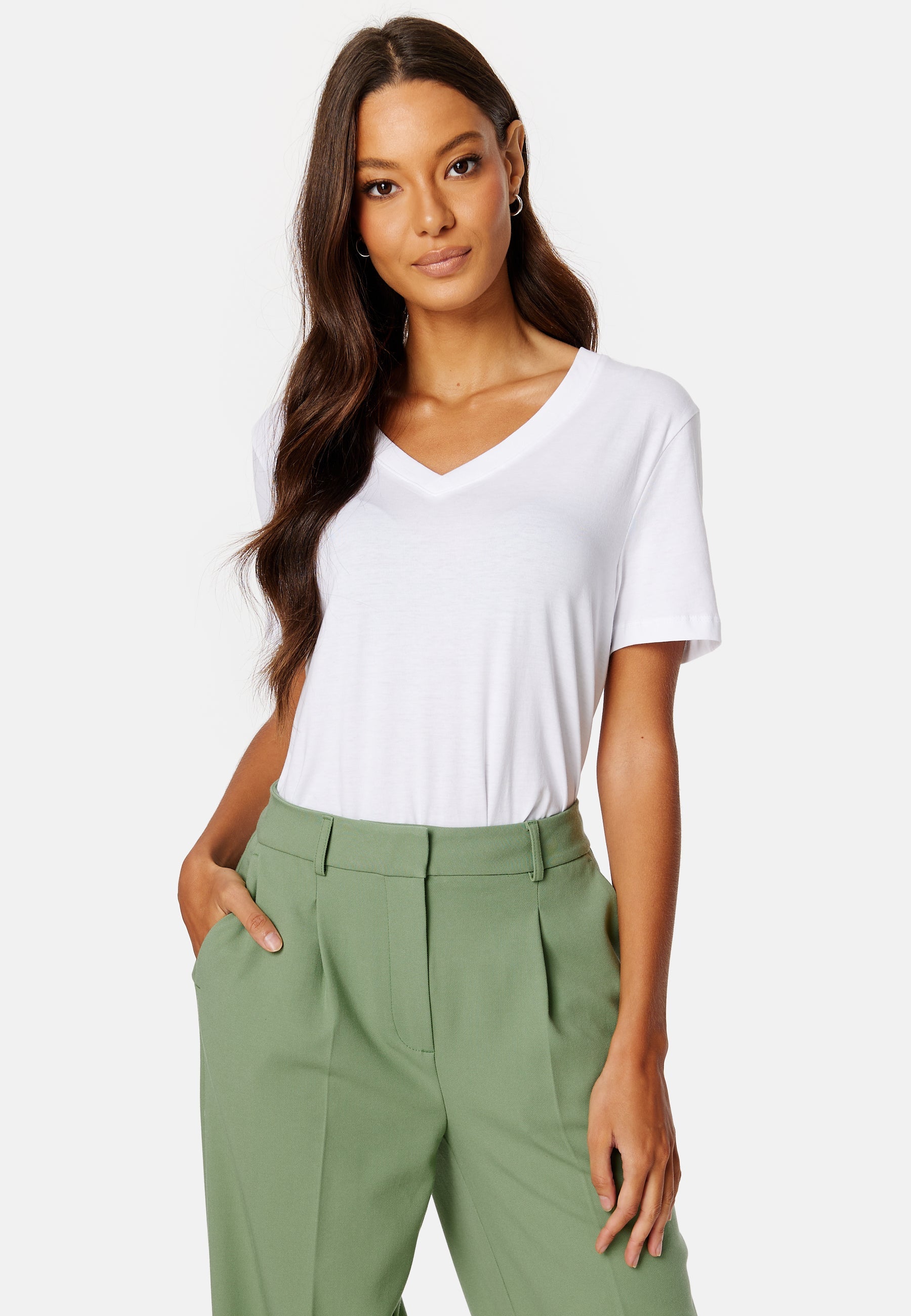 SELECTED Essential SS V-Neck Tee