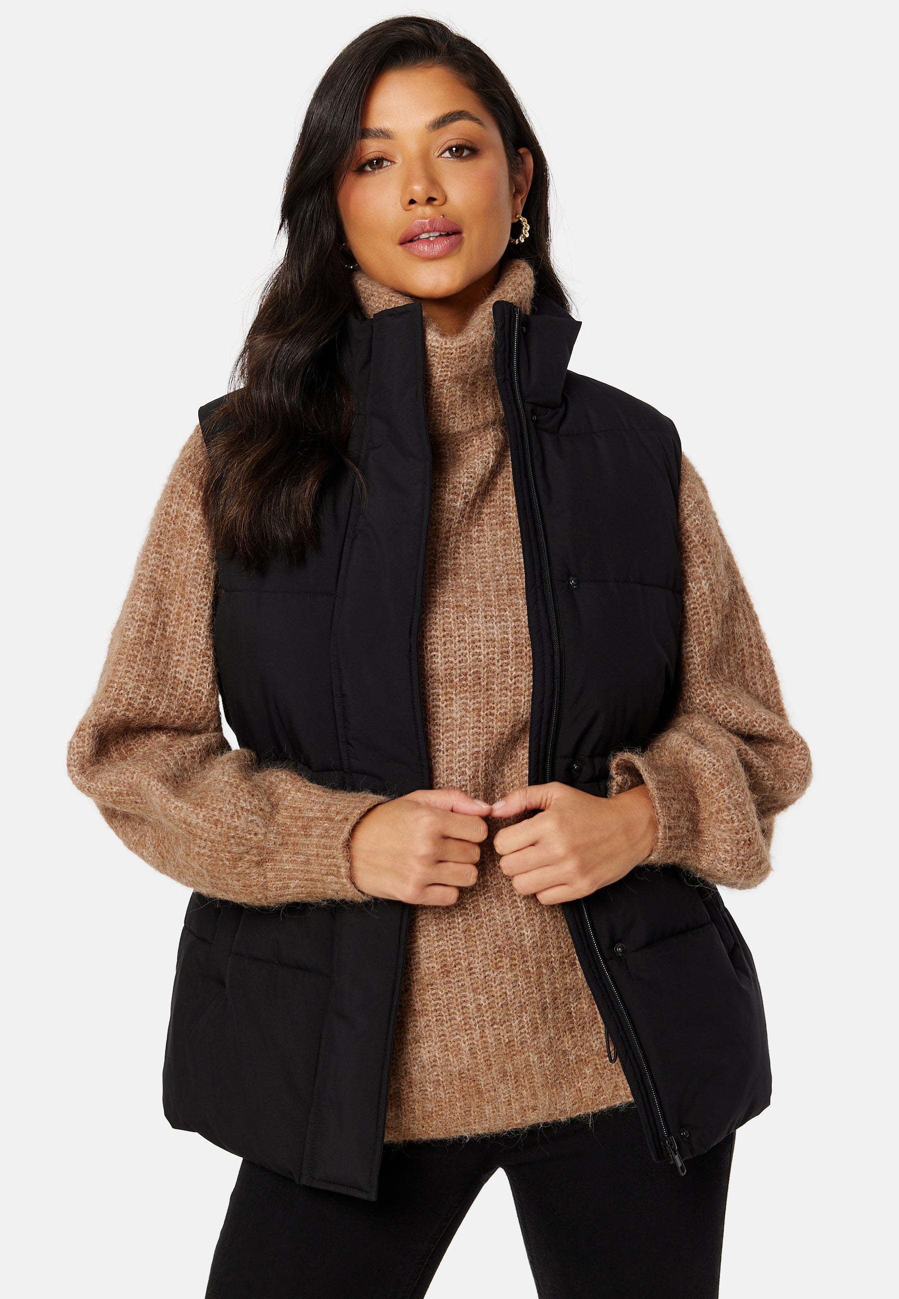 BUBBLEROOM Rishi Drawstring Puffer Vest