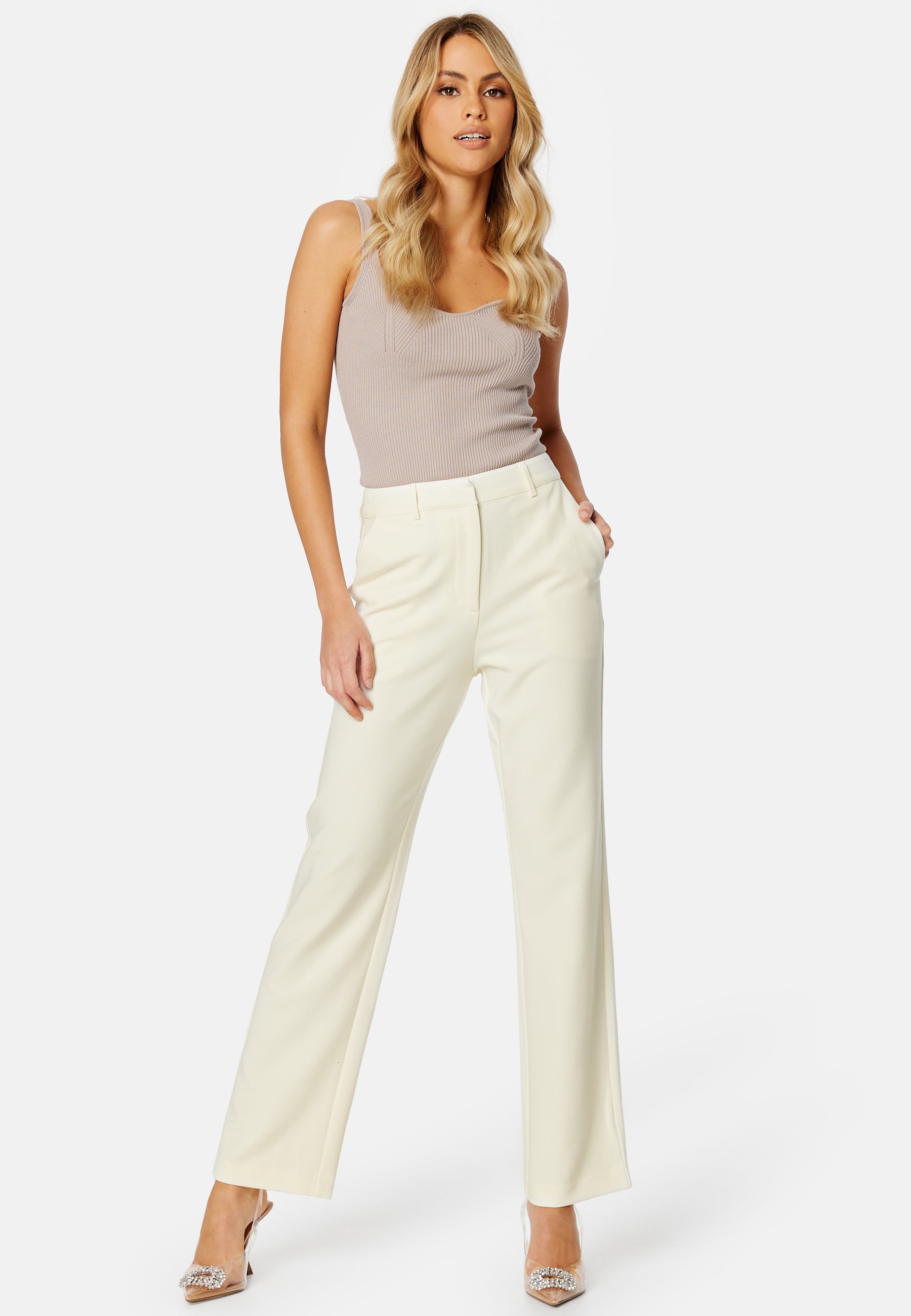 YAS Lizzie HW Straight Pant