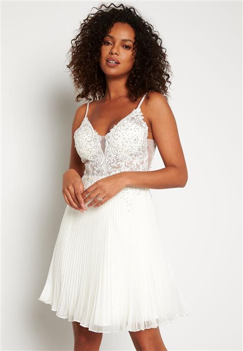 Christian Koehlert Glitter Plisse Dress