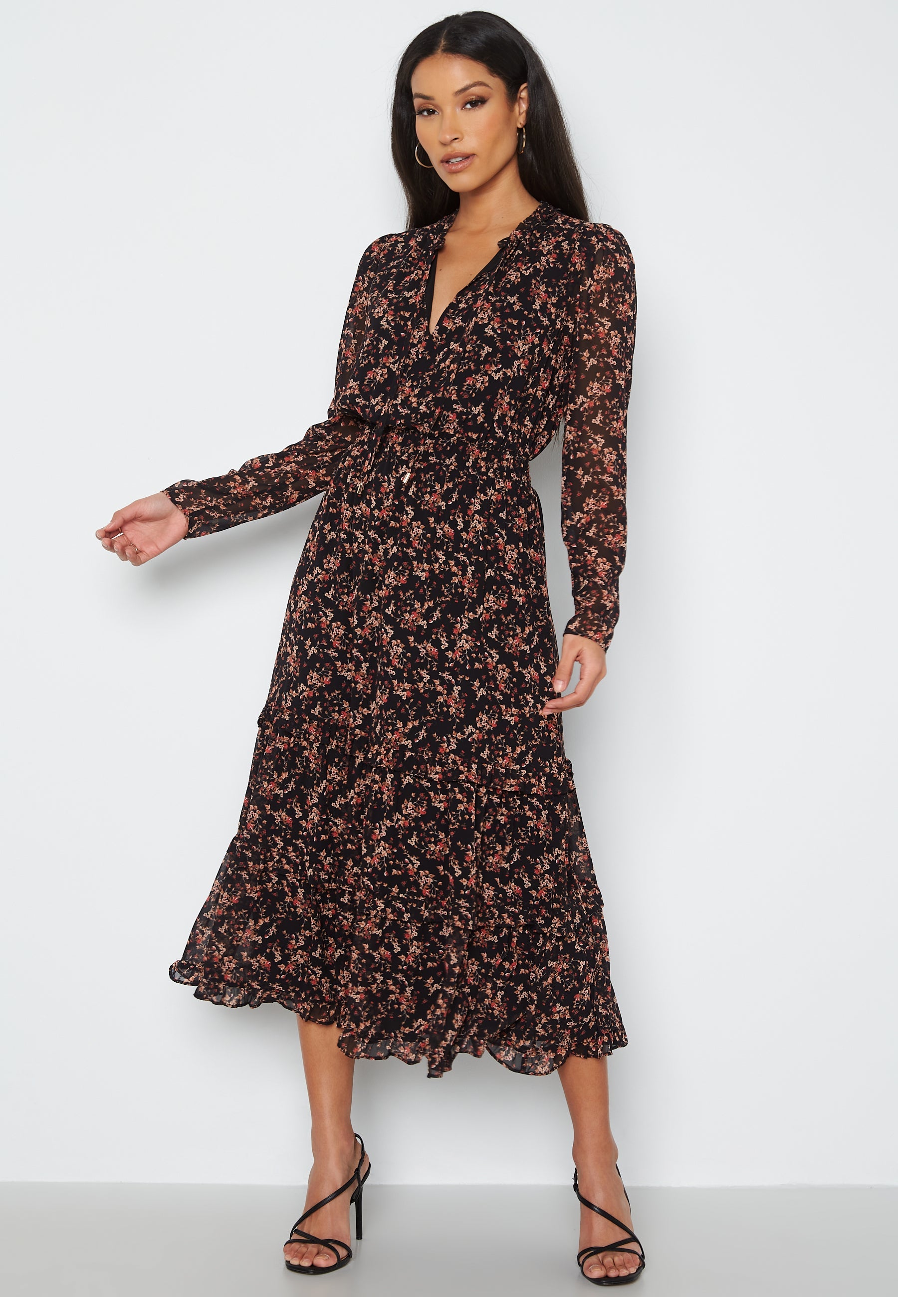 FOREVER NEW Vera Tiered Midi Dress