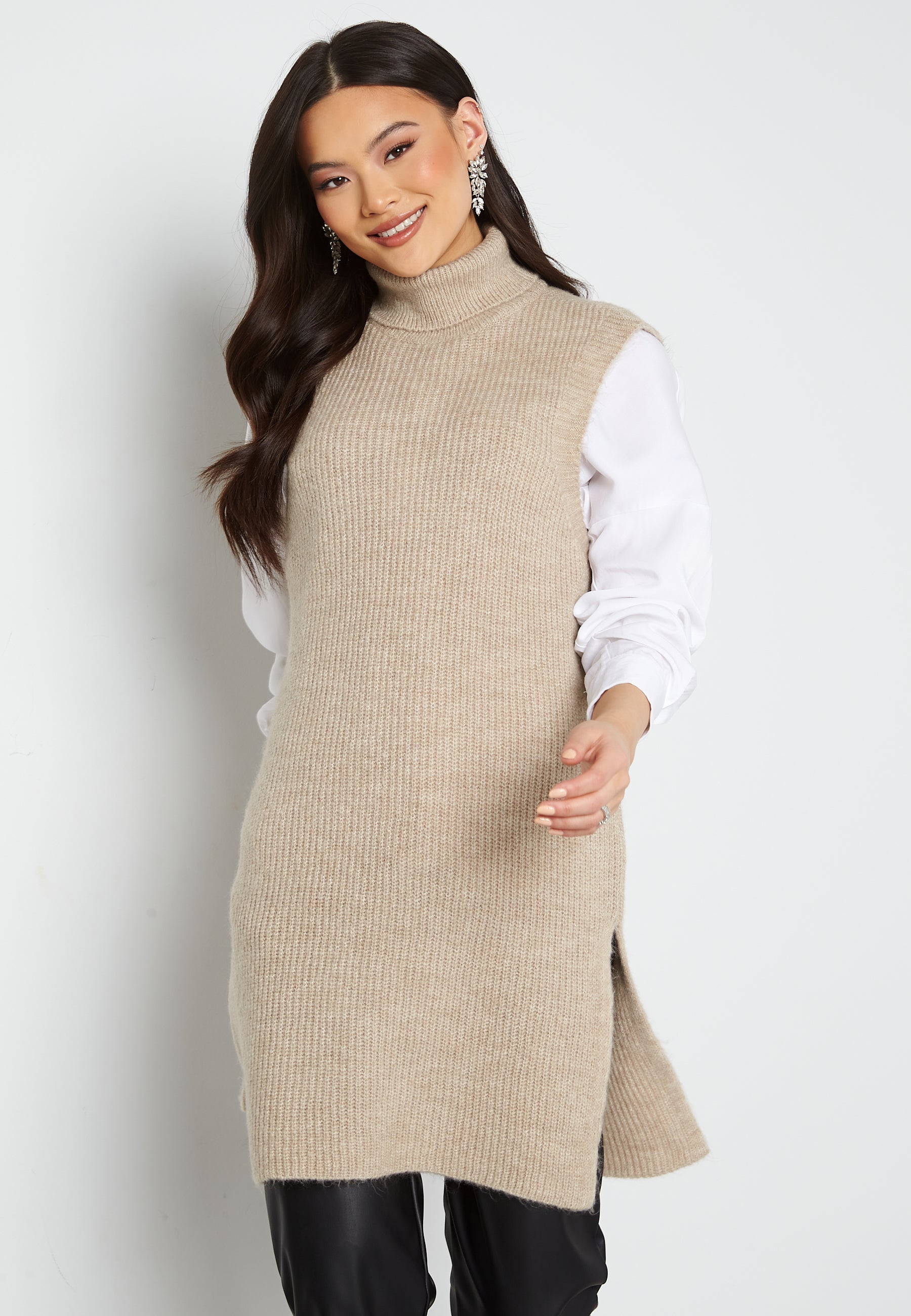 ONLY Cora Long Rollneck Vest