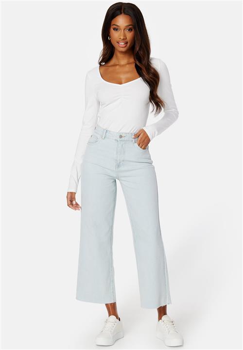 BUBBLEROOM Cropped Wide Jeans